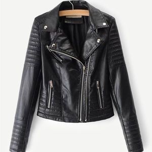 Shein | Leather Biker Jacket | Size XL | Katy Perry Pick